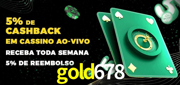 Promoções do cassino ao Vivo gold678
